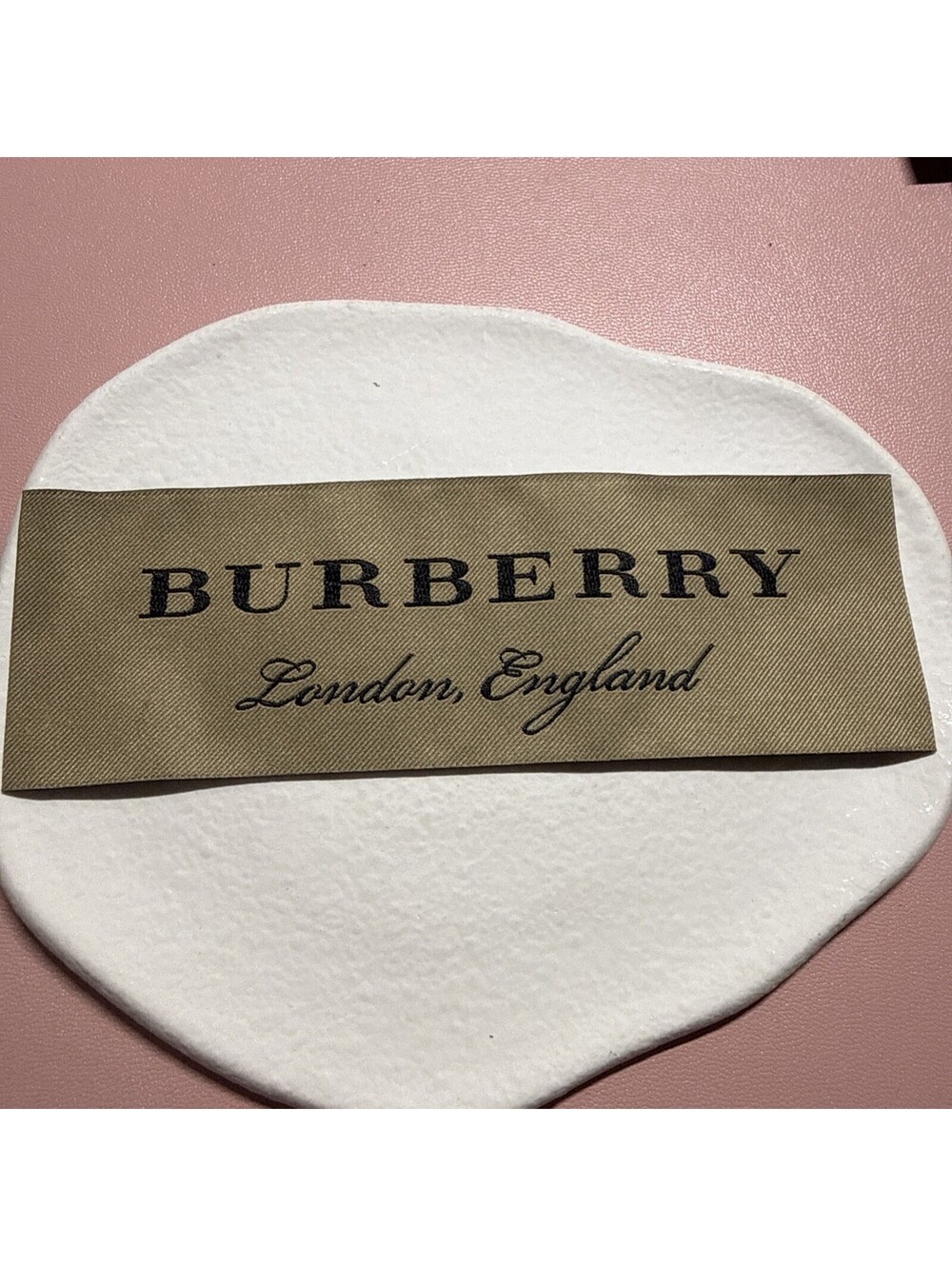 BURBERRY 1  Designer Tag LABEL Replacement Sewing Accessories 12 x 4 cm